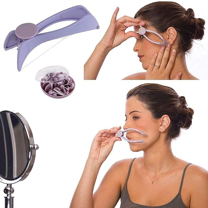 Eyebrow Threading Tool | Painless Face Hair Remover for Women